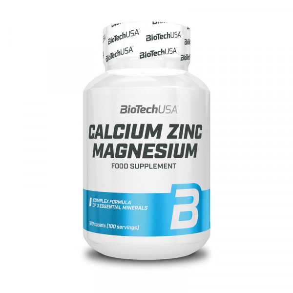 BioTech Calcium Zinc Magnesium (100 tabs)