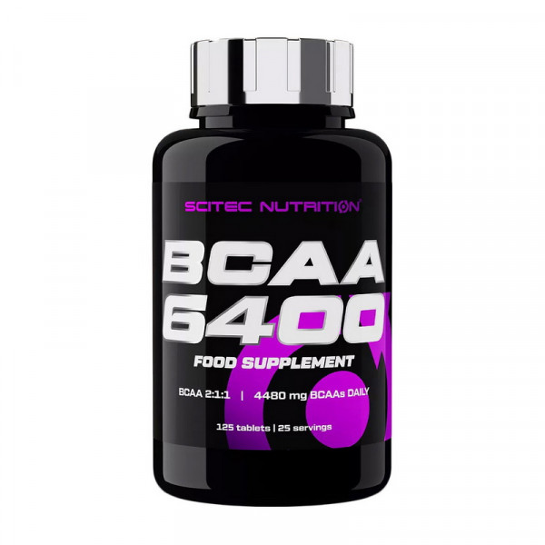 BCAA 6400 (125 tabs) Scitec Nutrition