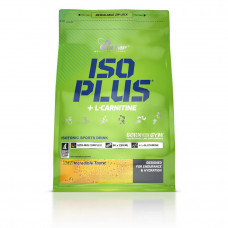 OLIMP Iso Plus + L-Carnitine (порушено цілісність упаковки) (1,5 kg, tropic blue)