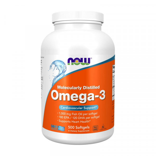 Omega-3 (500 softgels) NOW