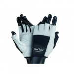 Mad Max Fitness Workout Gloves White/Black MFG-444 (L size)