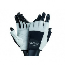 Mad Max Fitness Workout Gloves White/Black MFG-444 (L size)