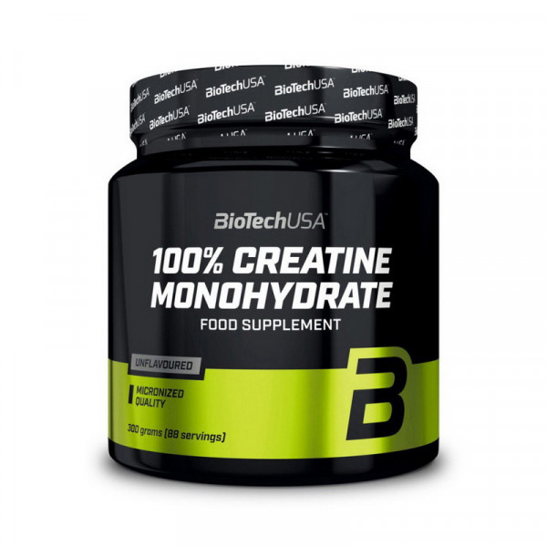 BioTech 100% Creatine Monohydrate (300 g, unflavored)