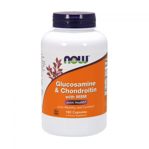 Glucosamine & Chondroitin with MSM (180 caps) NOW