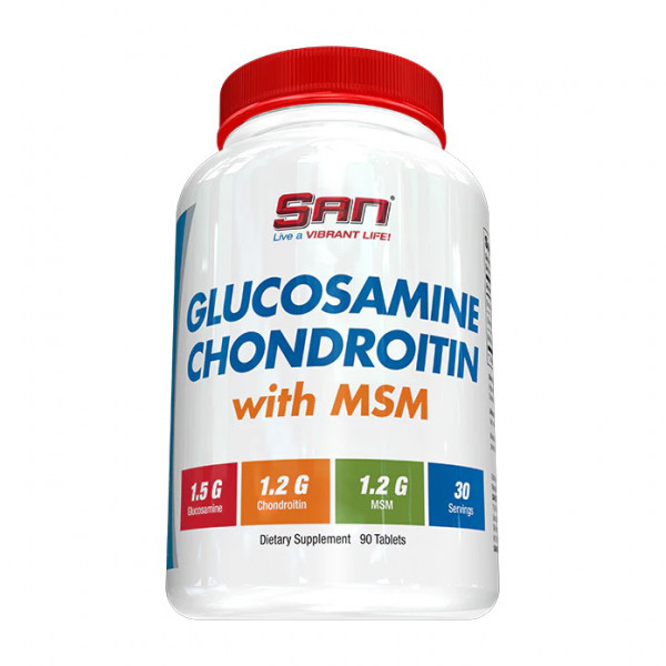 SAN Glucosamine Chondroitin with MSM (90 tabs)