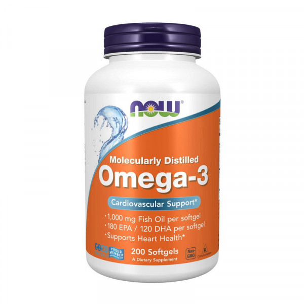 NOW Omega-3 (200 softgels)