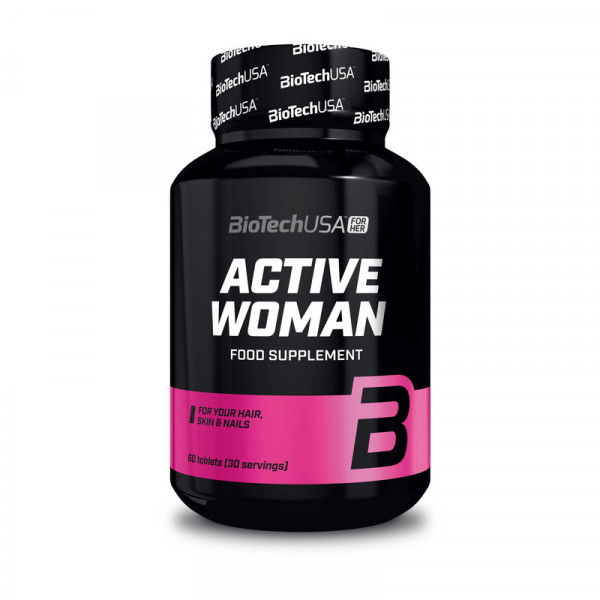 BioTech Active Woman (вм'ятина на банці, затертий термін придатності) (60 tabs)