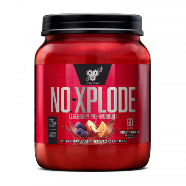 BSN N.O.-XPLODE Pre-Workout Igniter New Formula! 60 serv. (1,11 kg, blue raz)