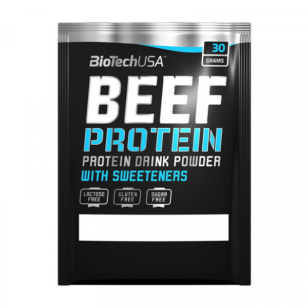 BEEF Protein (30 g, strawberry) BioTech