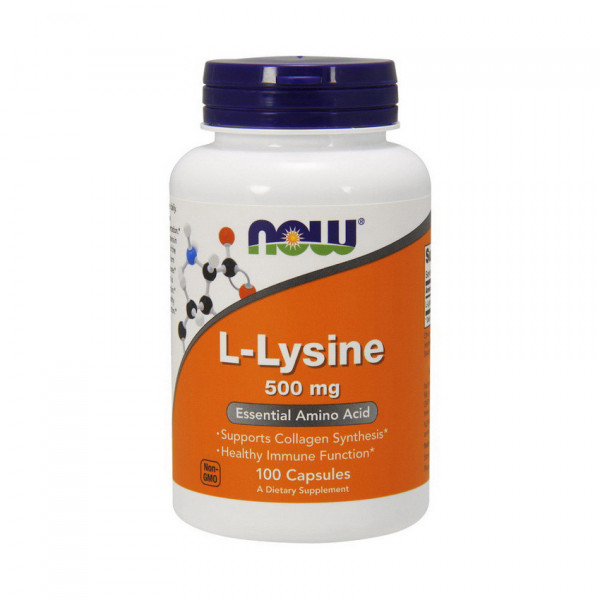 L-Lysine 500 mg (100 caps) NOW