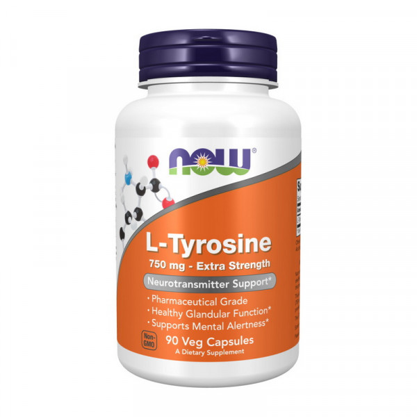 L-Tyrosine 750 mg (90 caps) NOW