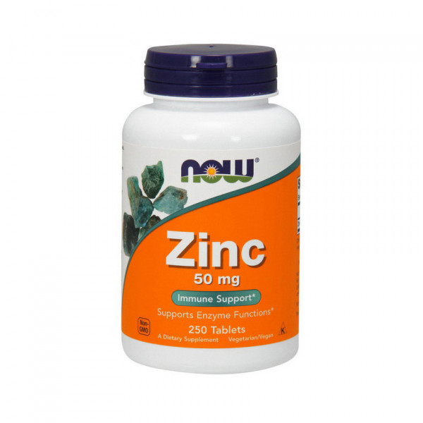 Zinc 50 mg (250 tabs) NOW