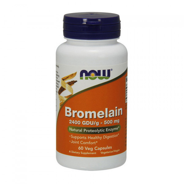 Bromelain 500 mg (60 caps) NOW