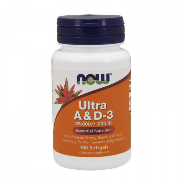 Ultra A&D-3 (100 softgels) NOW