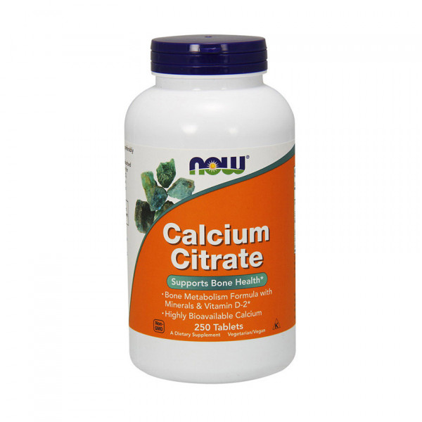 Calcium Citrate (250 tabs) NOW