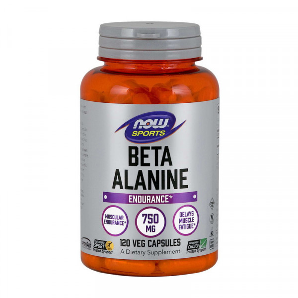 Beta-Alanine 750 mg (120 caps) NOW