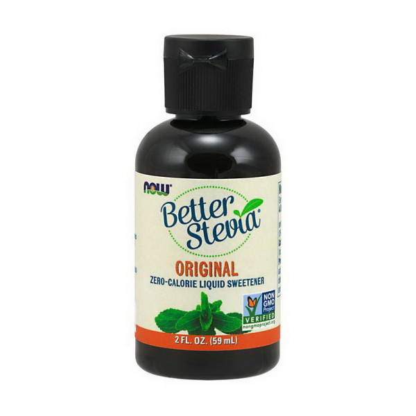 Better Stevia zero calories (60 ml, original) NOW