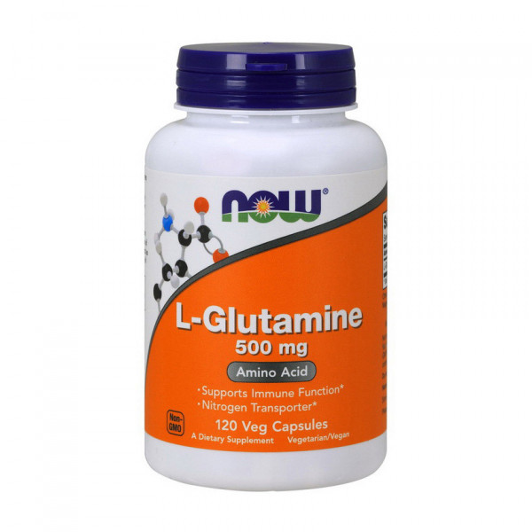 L-Glutamine 500 mg (120 caps) NOW