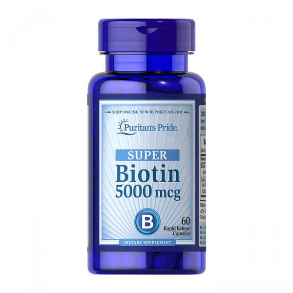 Puritan's Pride Biotin 5000 mcg (60 caps)