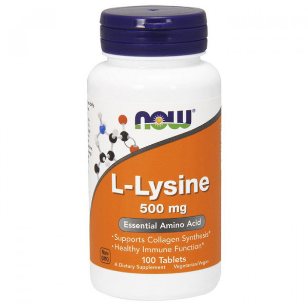 L-Lysine 500 mg (100 tabs) NOW