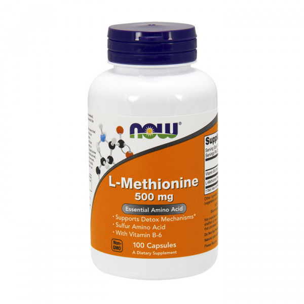 L-Methionine 500 mg (100 caps) NOW