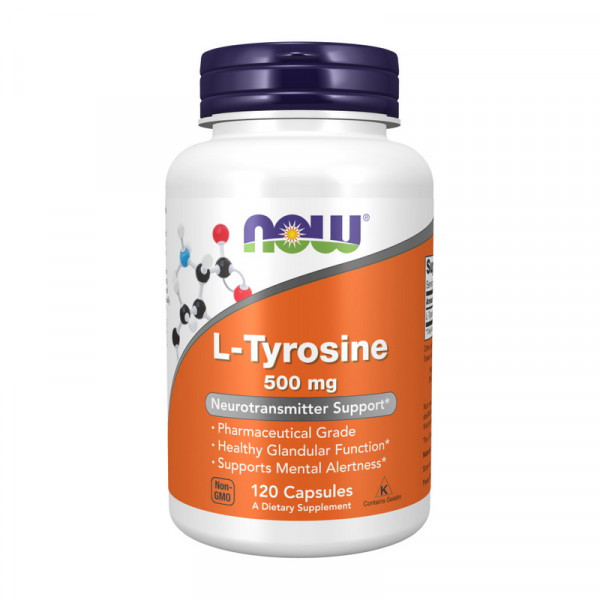 L-Tyrosine 500 mg (120 caps) NOW