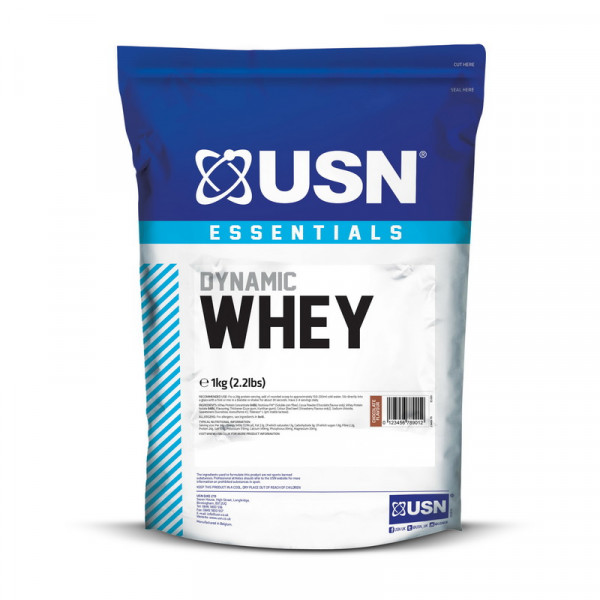 USN Essentials Dynamic Whey (порушено цілісність упаковки) (1 kg, strawberry)