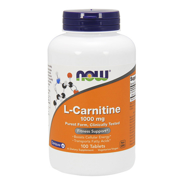 L-Carnitine Tartrate 1000 (100 tab) NOW