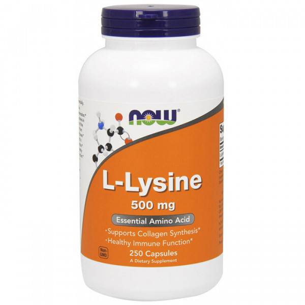 L-Lysine 500 mg (250 caps) NOW