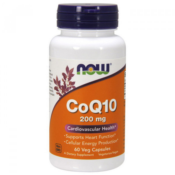 CoQ10 200 mg (60 veg caps) NOW