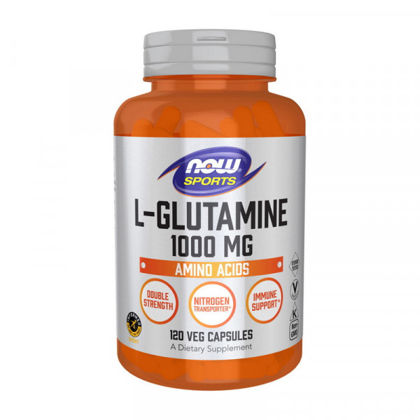 L-Glutamine 1000 mg (120 caps) NOW