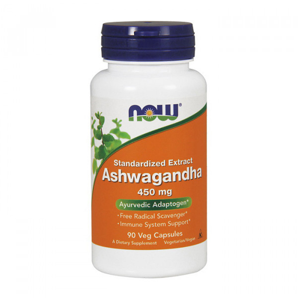 NOW Ashwagandha 450 mg (90 veg caps)