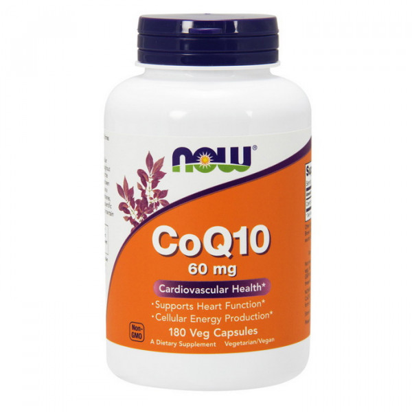 CoQ10 60 mg (180 veg caps) NOW