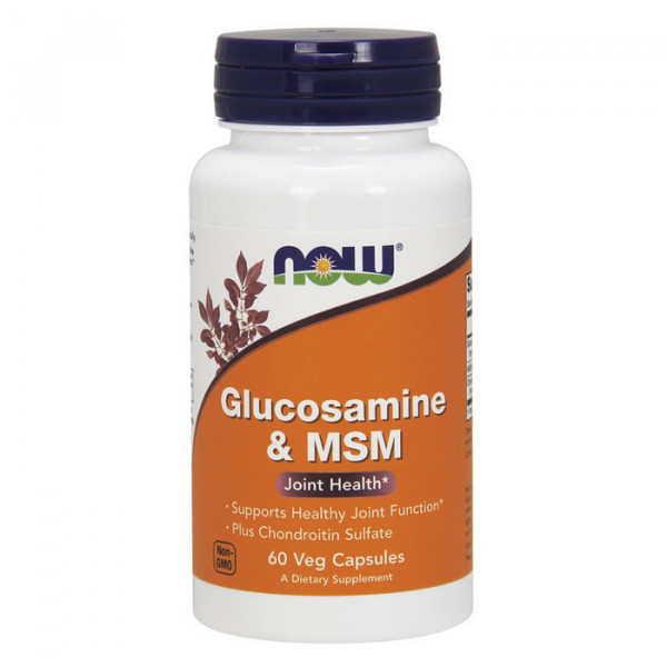 Glucosamine & MSM (60 veg caps) NOW