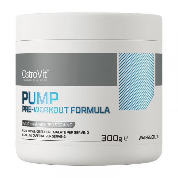 PUMP Pre-Workout Formula (300 g, lemon)