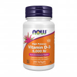 NOW Vitamin D-3 5000 IU (240 softgels)