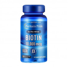 Biotin 10,000 mcg (100 softgels)