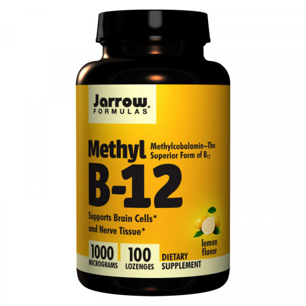 Methyl B-12 1000 mcg (100 lozenges, lemon) Jarrow Formulas