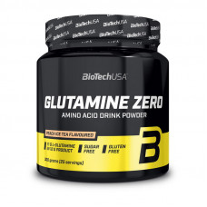 BioTech Glutamine Zero (затертий термін придатності) (300 g, peach ice tea)