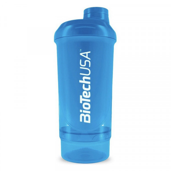 Shaker Wave + 2 in 1 (500 ml, Schocking Blue) BioTech