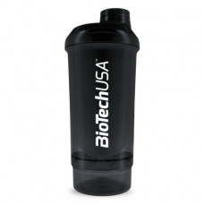 Shaker Wave + 2 in 1 (500 ml, black)