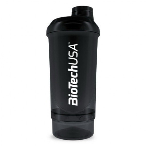 Shaker Wave + 2 in 1 (500 ml, black) BioTech