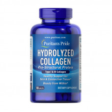Puritan's Pride Hydrolyzed Collagen 1000 mg (термін до 28.12.2025) (180 caplets)