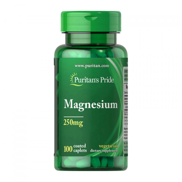 Magnesium 250 mg (100 caplets) Puritan's Pride