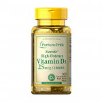 Puritan's Pride Vitamin D3 25 mcg (1000 IU) (100 softgels)