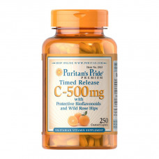 Puritan's Pride Vitamin C-500 mg with Bioflavonoids and Wild Rose Hips Time Release (100 caplets)