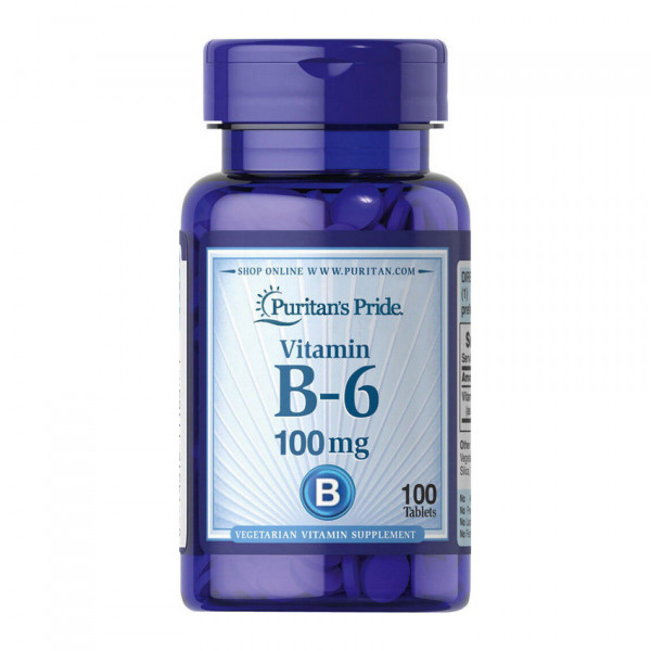 Vitamin B-6 100 mg (100 tablets) Puritan's Pride