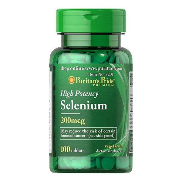 Puritan's Pride Selenium 200 mcg (100 tablets)