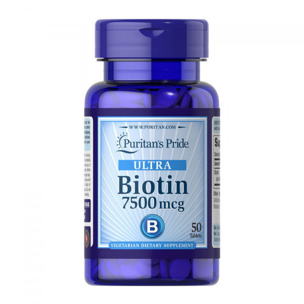 Puritan's Pride Biotin 7500 mcg (50 tab)