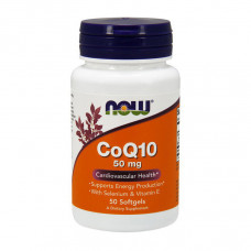 NOW CoQ10 50 mg (50 softgels)